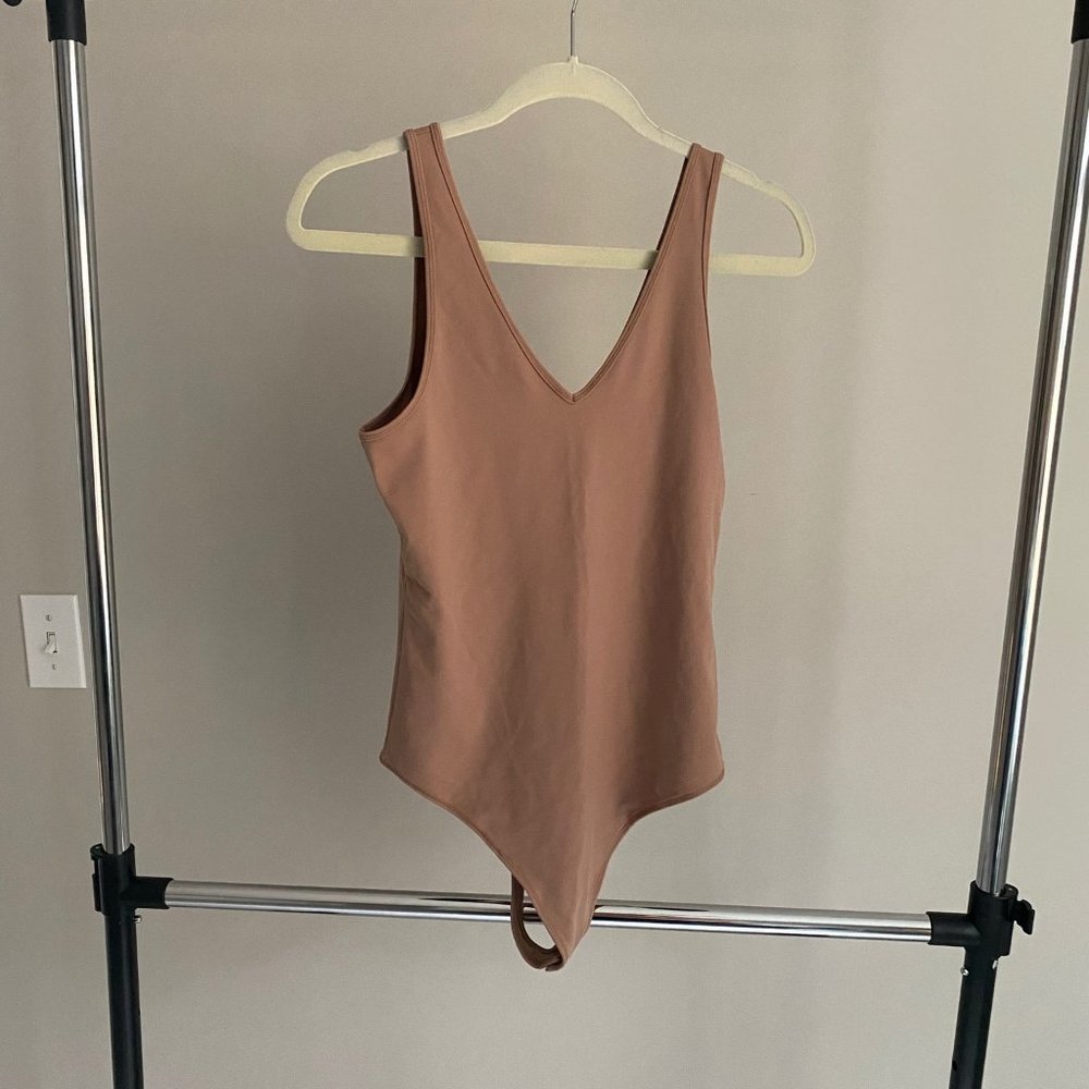 BNWT Abercrombie & Fitch Basic tan tank bodysuit